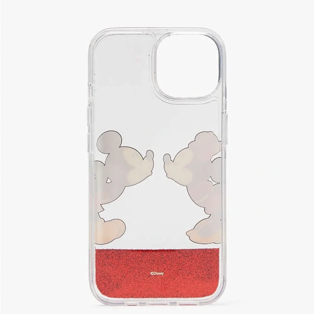 Kate Spade- Mickey and Minnie iPhone Case Black and Red‎